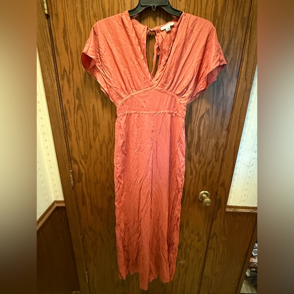 Coral Pink Women's Jumpsuit